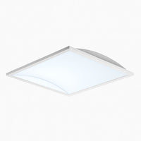 Curved Indirect LED Troffer - Multiwatt 25W/30W/40W - Max 5000 Lumens - 2X2 Foot - Color Tunable 35K/40K/50K - Aperture Optics - Standard Drop Ceiling Mount - 120-277V