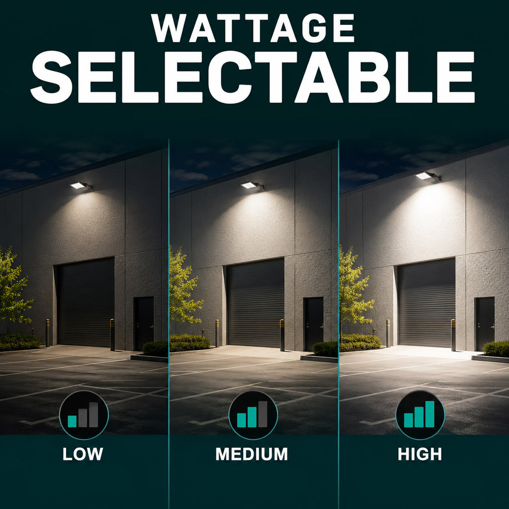 LED Flood Light - Commercial Grade Outdoor Lights - Choose From Wattage, Color Temperature and Mounting Options