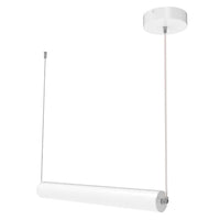 Decorative Linear 360 Degree LED Tube Light - 2 Foot - Multi Watt Selectable 17/19/21/23  Watts - Color Temperature Selectable 27K/30K/35K/40K/50K - White Finish - 120-277V