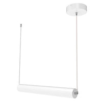 Decorative Linear 360 Degree LED Tube Light - 2 Foot - Multi Watt Selectable 17/19/21/23  Watts - Color Temperature Selectable 27K/30K/35K/40K/50K - White Finish - 120-277V
