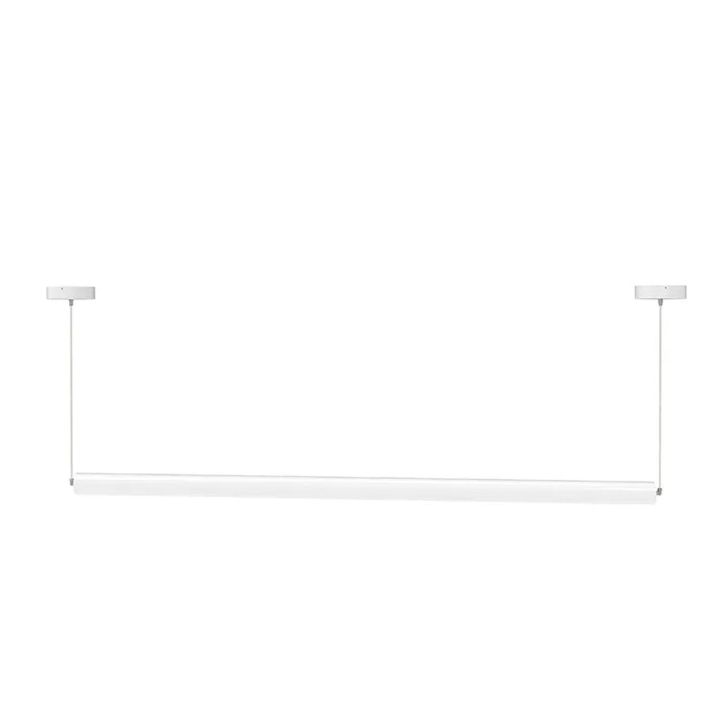 Decorative Linear 360 Degree LED Tube Light - 6 Foot - Multi Watt Selectable 50/54/58/62  Watts - Color Temperature Selectable 27K/30K/35K/40K/50K - White Finish - 120-277V
