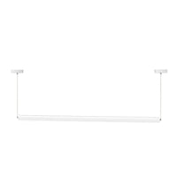 Decorative Linear 360 Degree LED Tube Light - 6 Foot - Multi Watt Selectable 50/54/58/62  Watts - Color Temperature Selectable 27K/30K/35K/40K/50K - White Finish - 120-277V