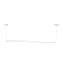 Decorative Linear 360 Degree LED Tube Light - 6 Foot - Multi Watt Selectable 50/54/58/62  Watts - Color Temperature Selectable 27K/30K/35K/40K/50K - White Finish - 120-277V