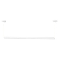 Decorative Linear 360 Degree LED Tube Light - 8 Foot - Multi Watt Selectable 66/70/74/78  Watts - Color Temperature Selectable 27K/30K/35K/40K/50K - White Finish - 120-277V