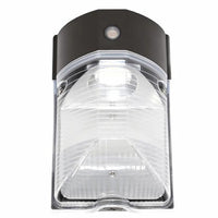 26 Watt LED Mini Wallpack With Photocell - 3500 Lumens - Color Selectable 30K/40K/50K - 120-277V - Bronze Finish