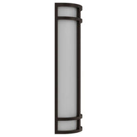 LED Decorative Wall Sconce Bronze Finish 20 Watt - 1,500 Lumens - 6X18 Inches - Color Tunable 30/40/50K