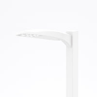 D-Series Size 0 LED Area Luminaire, LED, Up to 18642 Lumens, 5000K, 70CRI, Type III Back Light Control, 120-277V, Square pole mounting, Field adjustable output, White, super durable