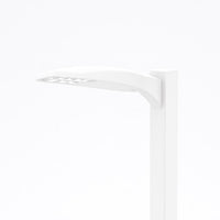 D-Series Size 0 LED Area Luminaire, LED, Up to 18642 Lumens, 5000K, 70CRI, Type III Medium, 120-277V, Square pole mounting, Field adjustable output, White, super durable