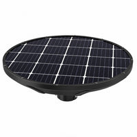 Solar LED Post Top Light w/ Timed Dimming - Dusk To Dawn - 3 Phase Dimming to Preserve Battery - Extremely Bright - Commercial Grade - 40 Watt - 4000 Lumen Output - Warm White/Daylight Color Switchable