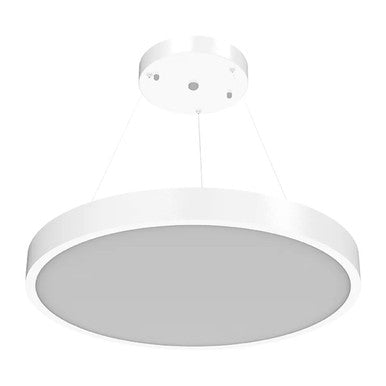 LED Decorative Round Suspended Panel Lights - Suspended Indoor Pendant Fixtures - Multiple Finish Options