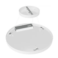 LED Round Suspended Panel Light - 32 Inch - Down Light - Multi Watt Selectable 40/60/80W - Color Selectable 30K/35K/40K - 120-277V - White Finish