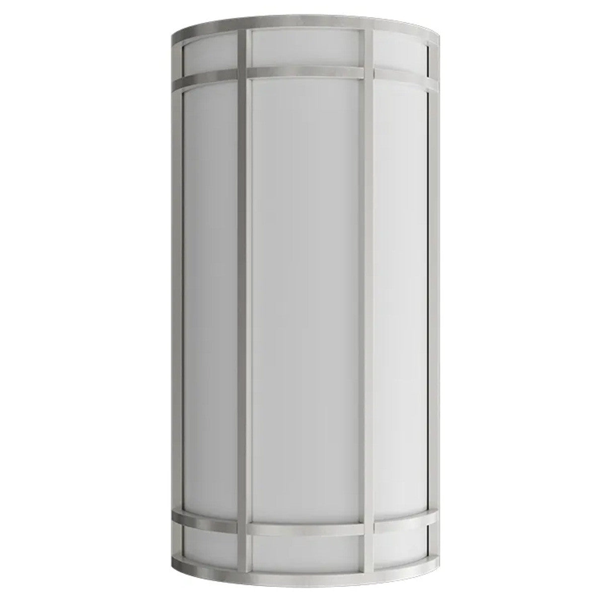LED Decorative Wall Sconce Silver Finish Watt Selectable 15W/20W/25W - 2,400 Lumens - 9X18 Inches - Color Tunable 30/40/50K