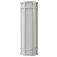 LED Decorative Wall Sconce Silver Finish 20 Watt - 1,500 Lumens - 6X18 Inches - Color Tunable 30/40/50K