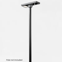 Solar LED Dual Head Post Top Light w/ Rotatable Lights - Dusk To Dawn - Remote Programmable - Extremely Bright - Commercial Grade - 40 Watt - 4800 Lumen Output - Warm White/Daylight Color Switchable
