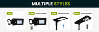 LED Dusk to Dawn Outdoor Solar Lights - Post or Wall Mounted - Choose from Multiple Wattages