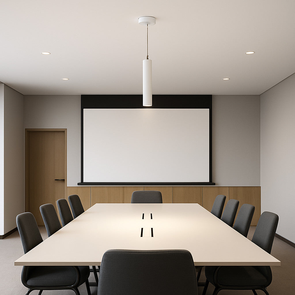Decorative Linear 360 Degree LED Tube Light - 2 Foot - Multi Watt Selectable 17/19/21/23  Watts - Color Temperature Selectable 27K/30K/35K/40K/50K - White Finish - 120-277V