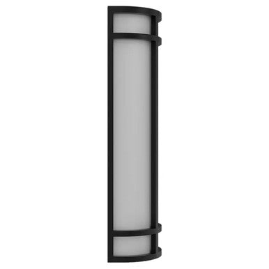 LED Decorative Wall Sconce Black Finish 20 Watt - 1,500 Lumens - 6X18 Inches - Color Tunable 30/40/50K
