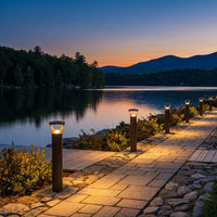 LED Bollard Lights - For Commercial Walkways and Parking Lots - Watt and Color Selectable - Choose Your Style