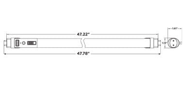 LED T8 Ballast Bypass Bulbs With Emergency  Battery Backup - 90 Minutes of Back Up Power - 4 Foot - Choose Your Wattage