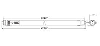 LED T8 Ballast Bypass Bulbs With Emergency  Battery Backup - 90 Minutes of Back Up Power - 4 Foot - Choose Your Wattage