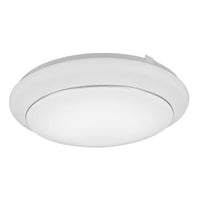 Bandon LED flush mount 14IN diameter,11IN,80 CRI, 3000K,Chrome