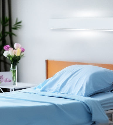 Low Profile Hospital Bed Light - 3 Foot - 20W Uplight - 20W Downlight - 120-277V - Color Temperature Selectable 27K/30K/40K - White Finish