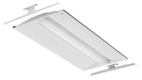 Volumetric Recessed Lighting 2FT x4FT Relight, Nominal 4800 LM, Curved,  linear prismatic, eldoLED dimming 1%, 80+ CRI,  4000K