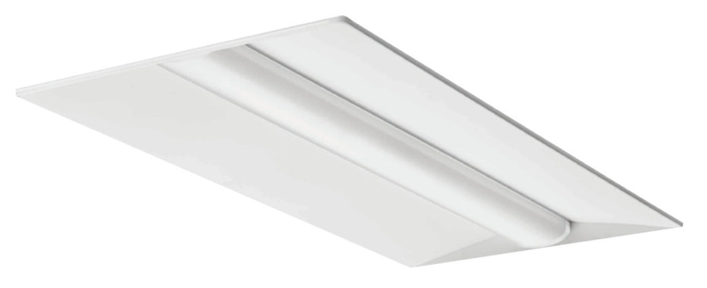Basket LED lensed troffer 2x4, Nominal 4800 LM, Square,  smooth, eldoLED dimming 1%, 80+ CRI,  3500K