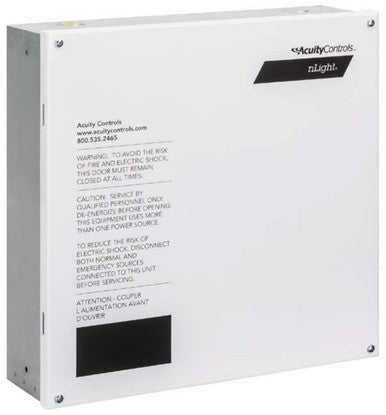 Acuity Relay Panel, Include INT and ENC,  16-Size, nLight, 16-field configurable relays, 120-277V, Hinge Locking, Surface Mount