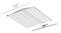 Volumetric Recessed Lighting 2FT x2FT Relight, Nominal 4000 LM, Curved,  linear prismatic, eldoLED dimming 1%, 80+ CRI,  4000K