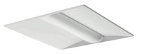 Basket LED lensed troffer 2x2, Nominal 2000 LM, Curved,  linear prismatic, Generic dimming driver (0-10v),  dims to 10%, 80+ CRI,  4000K, Buy America(n) Act and/or Build America Buy America Qualified