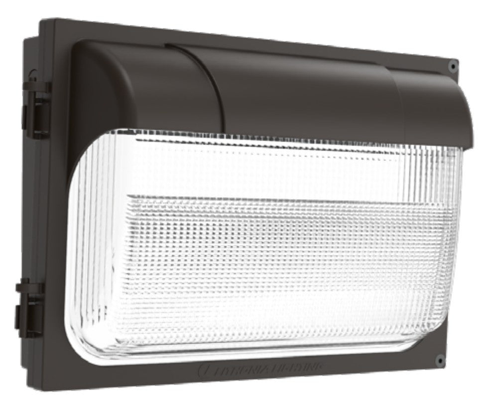 TWX LED Size 2 Wallpack, LED, Package 3, 4000K, 120-277V, Photocell,  buttontype, Dark bronze finish,  super durable