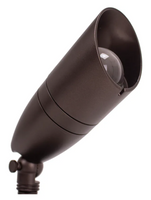 LED Slim Spot Light Fixtures - Landscape Light Fixtures Available With or Without a Shroud and Multiple Finishes