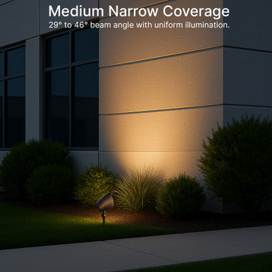 LED Landscape Light with Knuckle Mount - Watt Selectable 20W/26W/35W - 5000 Max Lumens - Color Selectable 30K/40K/50K/ - 120-277V