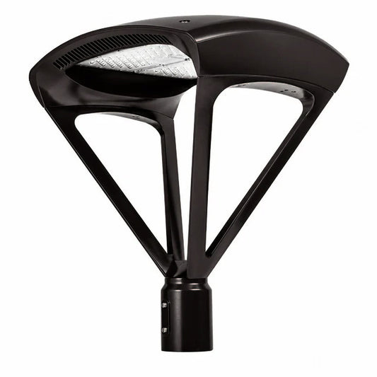 Superior Lighting 7615CLBL150-50K-LED - LED Modern Post Top Light - 150 Watt - 19500 Lumens - 5000K Daylight - 120-277V - Bronze - Fits Up to 2.5 Inch Pole Top