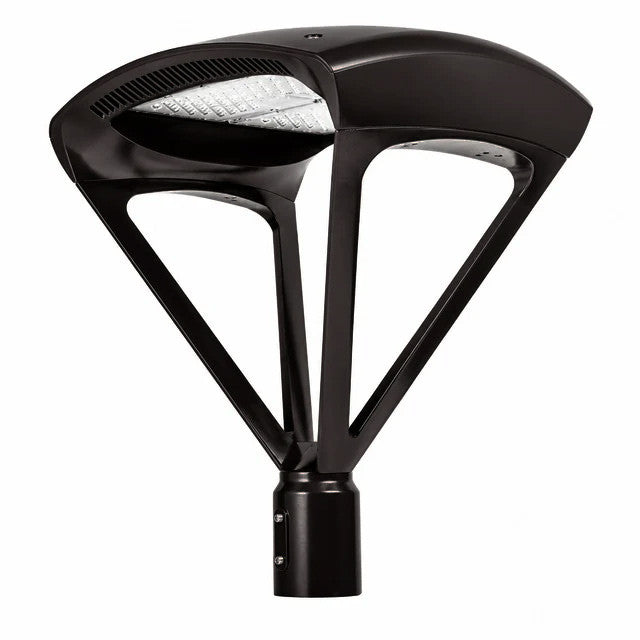 LED Modern Pole Light - 150 Watt - 19500 Lumens - 5000K Daylight - 120-277V - Bronze - Fits Up to 2.5 Inch Pole Top