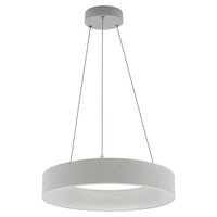 LED Hollow Circle Pendant Lights - Suspended Indoor Pendant Fixtures - Multiple Finish Options