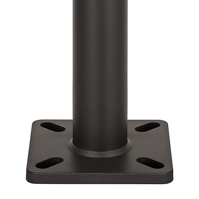 25 Foot Round Pole For Surface Mount - Steel With Bronze Finish - 4 Inch Diameter