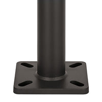 10 Foot Round Pole For Surface Mount - Steel With Bronze Finish - 3 Inch Diameter
