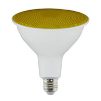 Yellow LED PAR38 Color Bulb - 11.5 Watt - E26 Medium Base - 120V - Dimmable - Wet Rated