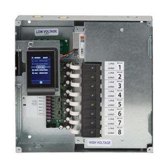 Acuity Relay Panel, Include INT and ENC - ARP INTENC08 NLT 8FCR MVOLT 1VB SC SM DTC