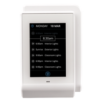 nLight Digital Time Clock, White