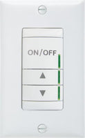 Low Voltage Push-Button Wallpod, Raise/Lower Dimming, White
