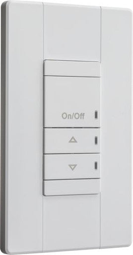nLight WiRed Aesthetic Wallpod, 4 scene Control, Raise/Lower Dimming, White