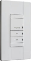 nLight WiRed Aesthetic Wallpod, 4 scene Control, Raise/Lower Dimming, White