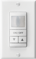 Wall Switch Sensor, Low Voltage, Raise/Lower Dimming, Light Almond