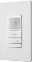 Aesthetic Wall Switch Occupancy Sensor, Low Voltage, Raise/Lower Dimming, White
