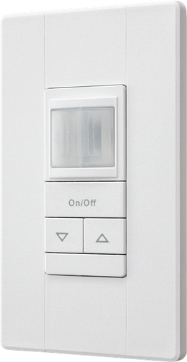Aesthetic Wall Switch Occupancy Sensor,Low Voltage,White