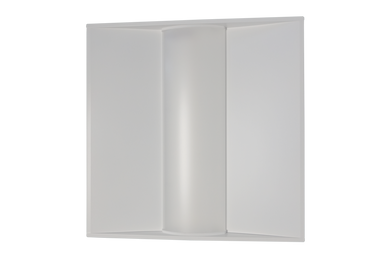 LED Basket Troffer - Selectable 20/25/30 Watt - Recessed Drop Ceiling Mount - 2500-3750 Lumens - Color Selectable 35K/40K/50K - 120-277V - White Finish - Dimmable