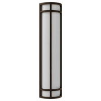 LED Decorative Wall Sconce Bronze Finish 25 Watt - 1,800 Lumens - 6X24 Inches - Color Tunable 30/40/50K